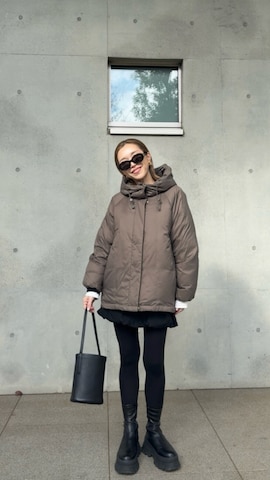 GLOBAL WORKのジャケット/アウターを使ったOo.hiro.oOさんのファッション動画