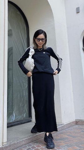 「BOTTEGA VENETA（ボッテガヴェネタ）のアイテム（バッグ）」を使った、Oo.hiro.oOさん（レディース・159cm）の夏コーディネート