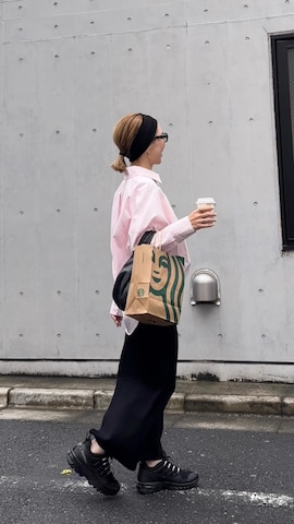 「アイテム（ヘアバンド）」を使った、Oo.hiro.oOさん（レディース・159cm）の夏コーディネート