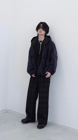 「アイテム（MA-1）」を使った、げんじさん（メンズ・175cm）の秋コーディネート
