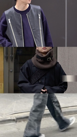 ピアス（両耳用）を使ったげんじさんのファッション動画