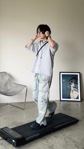 ウォレットチェーンを使ったげんじさんのファッション動画