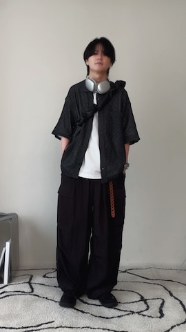 「アイテム（リング）」を使った、げんじさん（メンズ・175cm）の夏コーディネート