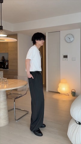WYM LIDNMのドレスシューズを使ったげんじさんのファッション動画