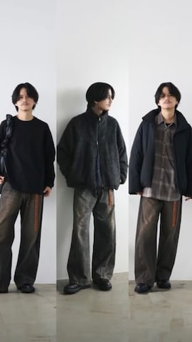 「アイテム（ダウンジャケット/コート）」を使った、げんじさん（メンズ・175cm）の秋コーディネート