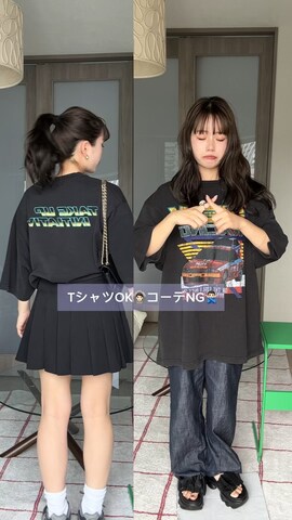PBLIMのTシャツ/カットソーを使ったさきさんのファッション動画