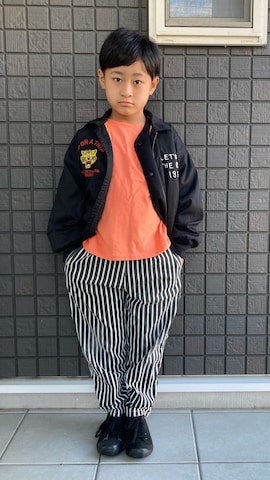 「アイテム（その他アウター）」を使った、☁︎•ꇵ͒•`s☺︎+sa*॰¨̮さん（キッズ・122cm）の秋コーディネート