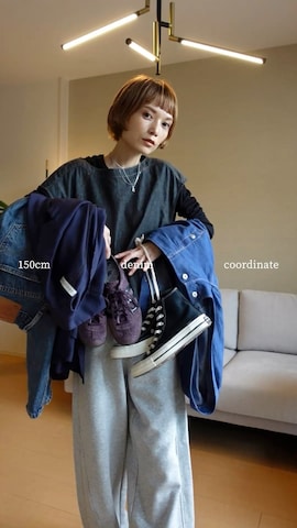 「アイテム（テーラードジャケット）」を使った、RIHOさん（レディース・150cm・30代）の夏コーディネート