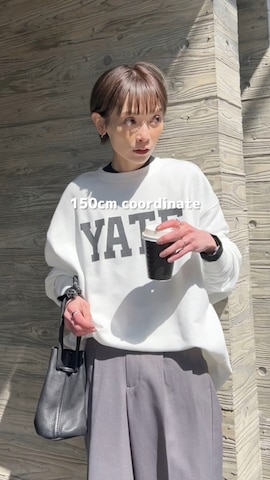 スウェットを使ったRIHOさんのファッション動画