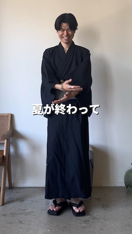 「アイテム（浴衣）」を使った、watoさん（メンズ・174cm）の夏コーディネート