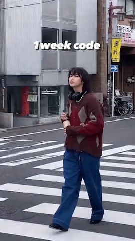 モッズコートを使った上野一稀さんのファッション動画