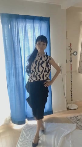 BE RADIANCEのアイテムを使ったleft-yui（小園結）さんのファッション動画