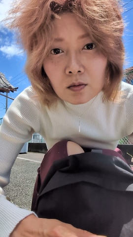 メイクアップを使った 可奈さんのファッション動画