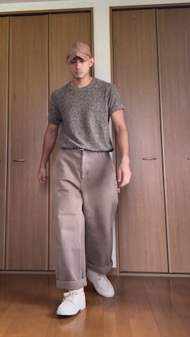 k4kさん（メンズ・175cm）の夏コーディネート