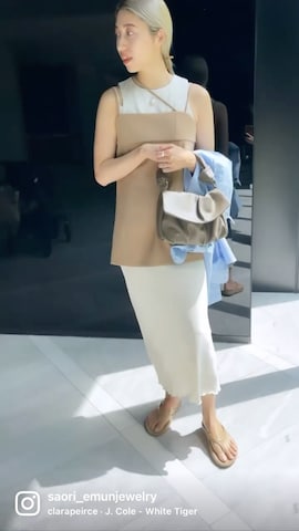 パンツドレスを使ったヤマサキ サオリさんのファッション動画