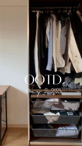 unevenのアイシャドウを使ったヤマサキ サオリさんのファッション動画