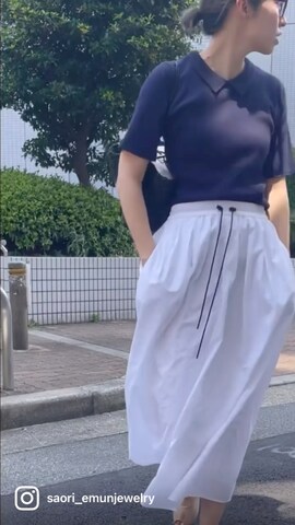 MARCHERのアイテムを使ったヤマサキ サオリさんのファッション動画