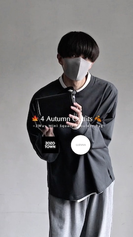 LUENNAのデニムパンツを使ったRyuさんのファッション動画-秋におすすめ４コーデ