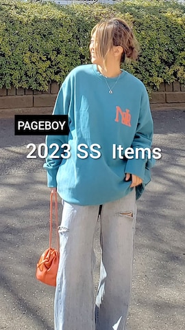 PAGEBOYのスウェットを使った&りっちさんのファッション動画