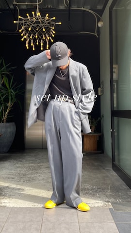 CLANEの帽子を使ったイリザワさんのファッション動画