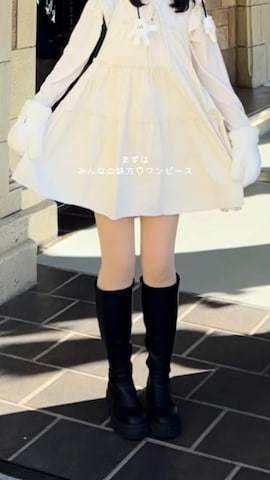 TOMMY HILFIGERのニット/セーターを使ったnacoさんのファッション動画