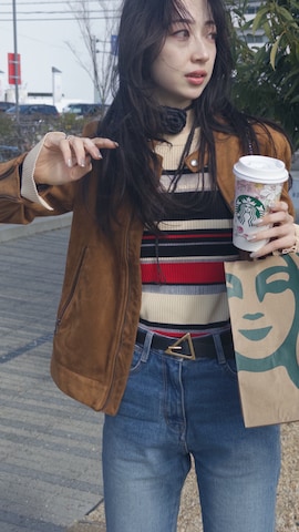 LOW CLASSICのアイテムを使ったRukaさんのファッション動画