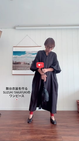 「アイテム（ワンピース/ドレス）」を使った、鳥おばさんさん（レディース・168cm・50代）の春コーディネート