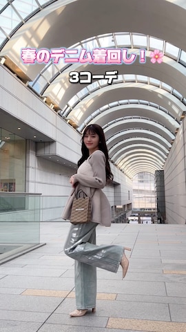 「AS KNOW AS PINKY（アズノゥアズピンキー）のアイテム」を使った、きらりさん（レディース・164cm）の春コーディネート