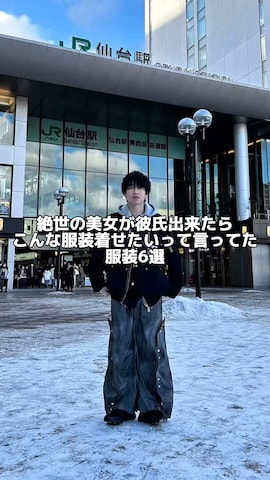 「アイテム（パーカー）」を使った、つぐ吉さん（メンズ・173cm）の春コーディネート