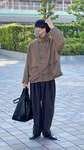 SENSE OF PLACE by URBAN RESEARCHのトートバッグを使ったおやすみくん💤さんのファッション動画