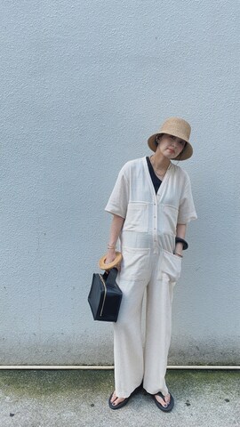 Marientのサロペット/オーバーオールを使ったMARIKOさんのファッション動画