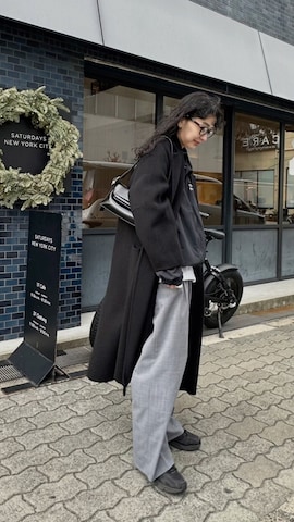 ENNOYのナイロンジャケットを使ったMARIKOさんのファッション動画