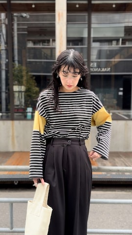 Marientのパンツを使ったMARIKOさんのファッション動画