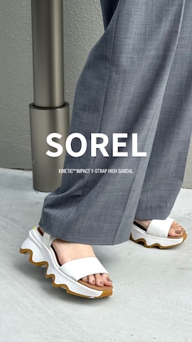 SORELのサンダルを使ったMARIKOさんのファッション動画