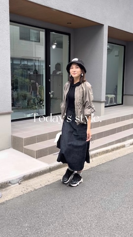 LAYMEEのアイテムを使った【Muel Chic】中村沙織さんのファッション動画