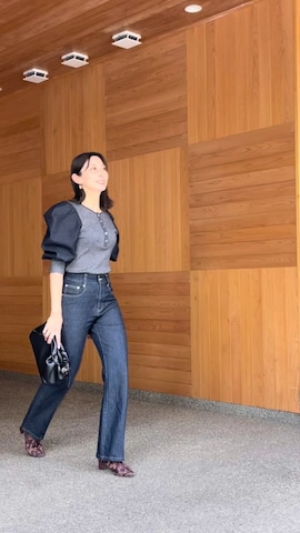 LAYMEEのアイテムを使った【Muel Chic】中村沙織さんのファッション動画