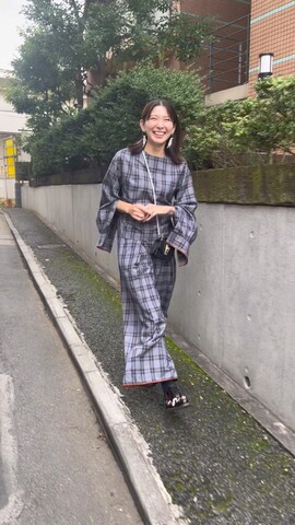 LAYMEEのアイテムを使った【Muel Chic】中村沙織さんのファッション動画