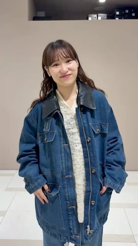 カバーオールを使ったゆみこさんのファッション動画