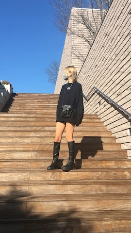 「アイテム（イヤリング（片耳用））」を使った、💙mayubee💙さん（レディース・159cm）の冬コーディネート