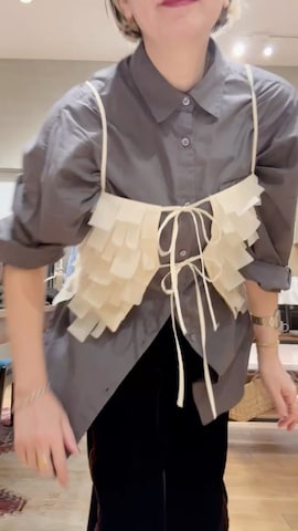 「アイテム（キャミソール）」を使った、makiさん（レディース・157cm・40代）の秋コーディネート