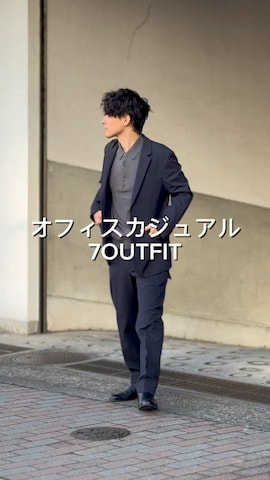 UNIQLOのトップスを使ったゆっきーさんのノウハウ動画-オフィスカジュアル7outfit