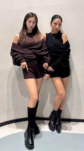 「アイテム（つなぎ/オールインワン）」を使った、YUKIさん（レディース・164cm）の秋コーディネート