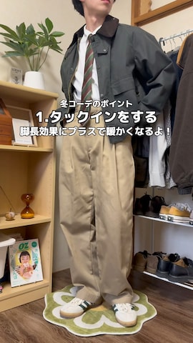 「アイテム（その他シューズ）」を使った、RIKUさん（メンズ・171cm）の冬コーディネート