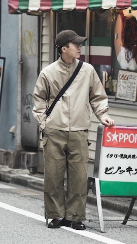 ※ALPHAのアイテムを使ったRIKUさんのファッション動画