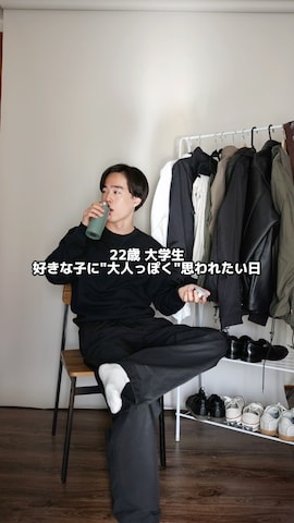 メッセンジャーバッグを使ったRIKUさんのファッション動画