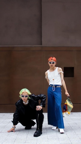 HERMESのバンダナ/スカーフを使ったwearKUOさんのファッション動画