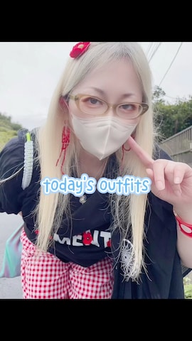 イヤリングを使っただるさんのファッション動画