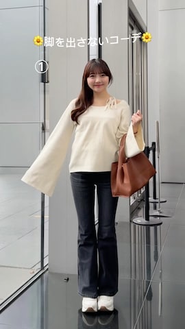 「アイテム（パーカー）」を使った、みさねさん（レディース・158cm）の春コーディネート