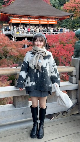 ハンチング/ベレー帽を使ったみさねさんのファッション動画