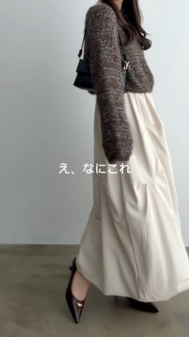 「アイテム（ベスト）」を使った、みさねさん（レディース・158cm）の秋コーディネート